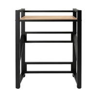 Artiss Over Washing Machine Rack Laundry Shelf Space Saver 75cm Black