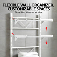 Artiss Over Toilet Bathroom Storage Shelf Rack Over Toilet 2 Tier