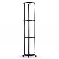 Everfit Vertical Ball Storage Rack with Wheels Sports Equipment Organiser