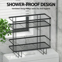 Artiss Over Toilet Storage Rack Bathroom Shelf Organizer 2 Tier
