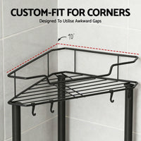 Artiss 2x Floor Standing Shower Caddy 4 Tier Rustproof Bathroom Storage