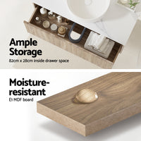 Cefito Vanity Unit 915mm with Basin Oak