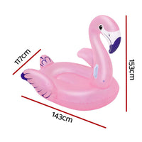 Flamingo Rider Ride On Float Floating Seat Pool Lounger 1.43Mx1.53M