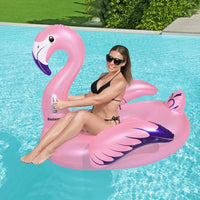 Flamingo Rider Ride On Float Floating Seat Pool Lounger 1.43Mx1.53M