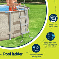 Bestway Above Ground Pool Ladder with Removable Steps