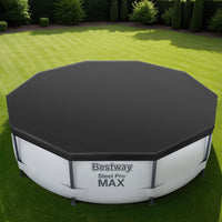 Pool Cover Fits 3.05m Round Above Ground Swimming Pool PVC Blanket