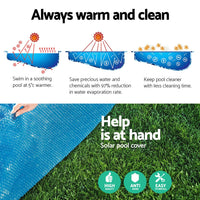 Bestway Pool Cover Solar Fits 4.17m Round Above Ground Swimming Pool Blanket