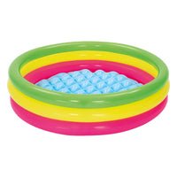 Kids Inflatable Pool Above Ground Round Splash Pool 102x102x25cm