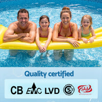 Bestway 305CM Swimming Pools Steel Above Ground Round Backyard Pool Set White