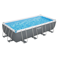 Swimming Pool 549x274x122cm Steel Frame Above Ground Pools Filter Pump Ladder 14812L