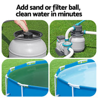 Bestway Pool Pump Sand Filter 1500GPH 5678L/H Pools Flowclear Filters