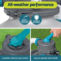 Bestway Pool Pump Sand Filter 1500GPH 5678L/H Pools Flowclear Filters