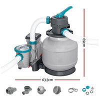 Bestway Pool Pump Sand Filter 2200GPH 8327L/H Pools Flowclear Filters