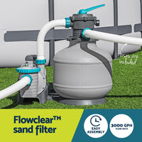 Bestway Pool Pump Sand Filter 3000GPH 11355L/H Pools Flowclear Filters
