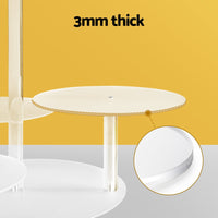 5-Star Chef Cake Stand 5 Tiers Acrylic Holder Display Round Clear Wedding Party