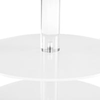 5-Star Chef Cake Stand 5 Tiers Acrylic Holder Display Round Clear Wedding Party