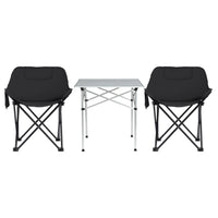 Weisshorn 3pc Camping Table Chair Set Outdoor Folding Aluminium Portable Picnic