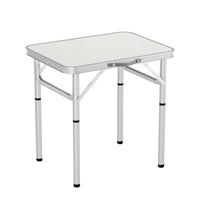 Weisshorn Folding Camping Table 60CM Adjustable Portable Outdoor Picnic Desk