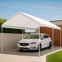 Carports 3x6m Carport Kits Steel Shelter Gazebo Canopy Garage Portable Garden Shed