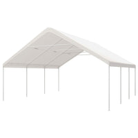 Carports 6x6m Carport Kits Steel Shelter Gazebo Canopy Garage Portable Garden Shed