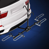 2 Bicycle Bike Carrier Rack Car 2" Hitch Mount Platform Foldable Black,2 Bicycle Bike Carrier Rack Car 2" Hitch Mount Platform Foldable Black