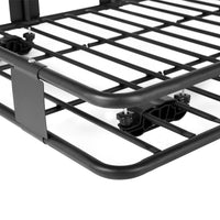 Universal Car Roof Rack Basket Luggage Vehicle Cargo Carrier 160cm Black