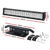 LED Driving Light 20 Inch Flood Spot Light Bar Driving Lamp Offroad Truck