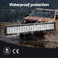 LED Driving Light 20 Inch Flood Spot Light Bar Driving Lamp Offroad Truck