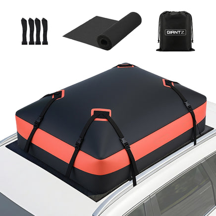 Giantz Roof Top Cargo Bag Waterproof Car Luggage Carrier 15 Cubic Ft Universal