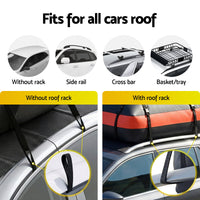 Giantz Roof Top Cargo Bag Waterproof Car Luggage Carrier 15 Cubic Ft Universal