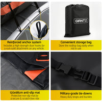 Giantz Roof Top Cargo Bag Waterproof Car Luggage Carrier 15 Cubic Ft Universal