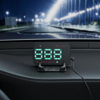 Universal Car Digital GPS Speedometer HUD Display Overspeed Warning Alarm 2 Modes