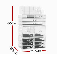 Embellir Makeup Organizer Acrylic Cosmetic Organizer Storage Box Jewellery Holder