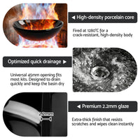 Cefito Bathroom Basin Ceramic Vanity Sink Hand Wash Bowl 41x34cm