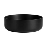 Cefito Bathroom Basin Ceramic Vanity Sink Vessel Bowl Wash Matte Black Round Countertop