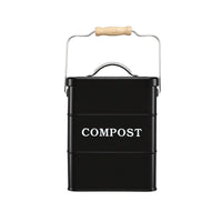 Gardeon 5L Compost Bin Kitchen Countertop Food Waste Caddy Black
