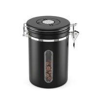 5-Star Chef 1.8L Stainless Steel Coffee Bean Storage Container Coffee Canister