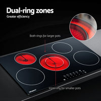 Devanti Electric Ceramic Cooktop 90cm