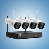 3MP Wireless CCTV 8CH 4 Square Camera