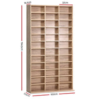 Bookshelf CD Storage Rack - BERT Oak