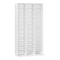 Artiss Bookshelf CD Storage Rack - BERT White