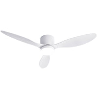 Devanti 52'' Ceiling Fan 3 Blades DC Motor w/Light w/Remote White