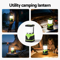 Weisshorn 2-Pack LED Camping Lanterns- 1000LM Super Bright Waterproof Portable Emergency Tent Lights- GR