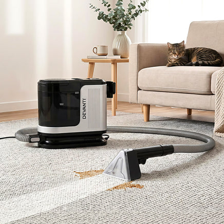 Devanti Carpet Washer Vacuum Cleaner 600W 13kpa Hose Self-Cleaning Function