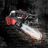 Giantz 25CC Petrol Chainsaw 10'' Bar Chain Saw Lightweight for Pruning Cutting