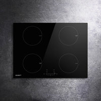 Electric Induction Cooktop 70cm Ceramic 4 Zones Stove Cook Top Hot Plate 7000W