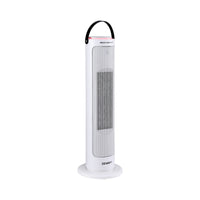 Devanti 2000W Ceramic Tower Heater Space Heaters Oscillating Indoor White