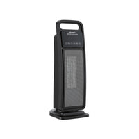 Devanti 2000W Ceramic Tower Heater Space Heaters Indoor Oscillating Black