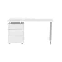 Computer Desk Drawer White 140CM