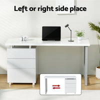 Computer Desk Drawer White 140CM